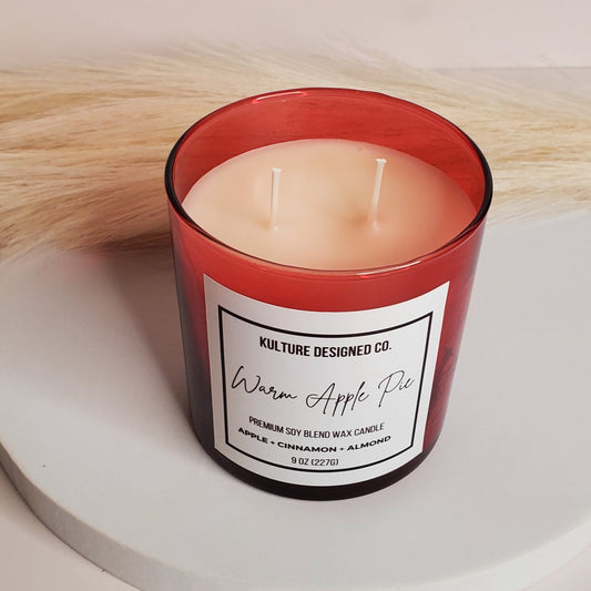 WARM APPLE PIE | 9 oz candle - Kulture Designed Co.