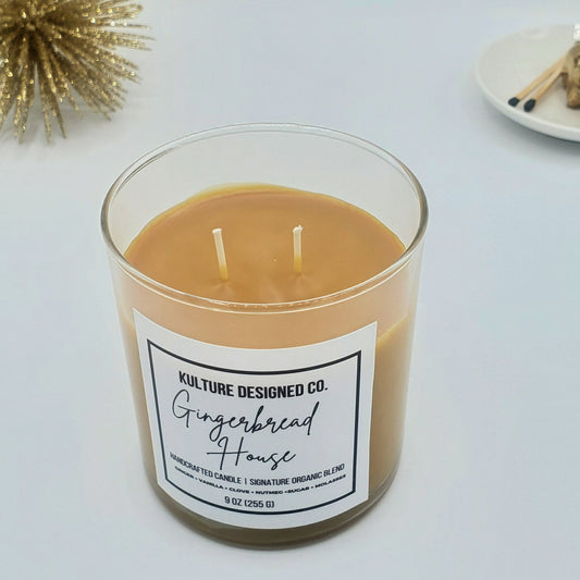 Gingerbread House| 9 oz candle - Kulture Designed Co.