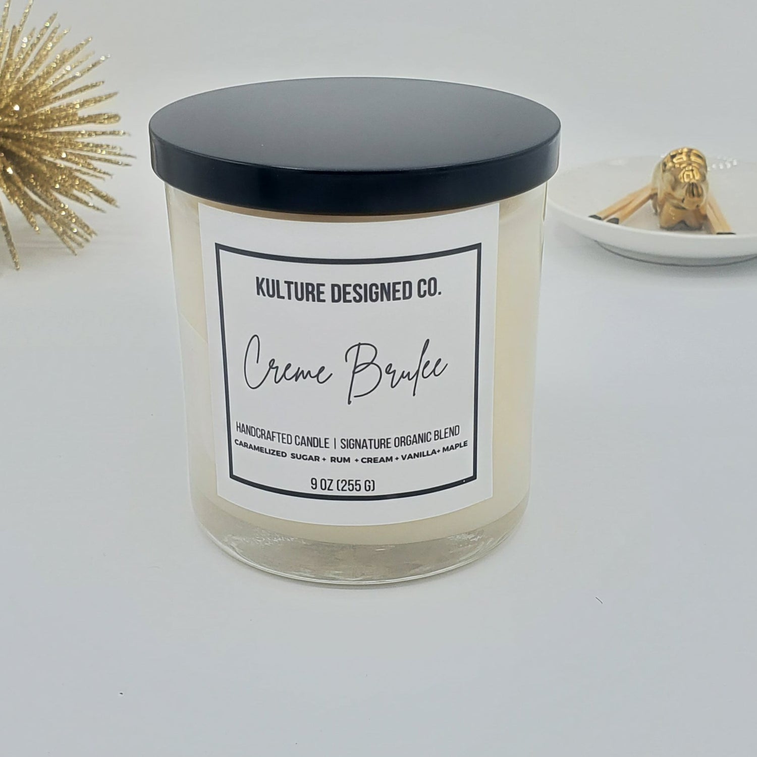 Creme Brulee | 9 oz candle - Kulture Designed Co.