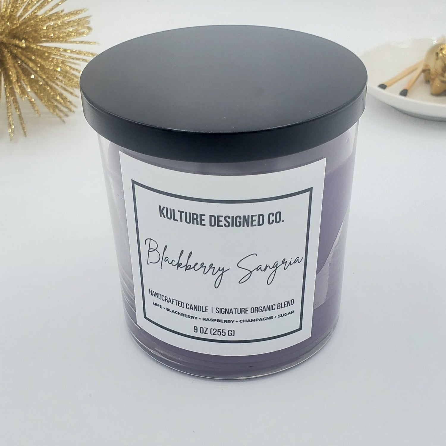 Blackberry Sangria | 9 oz candle - Kulture Designed Co.