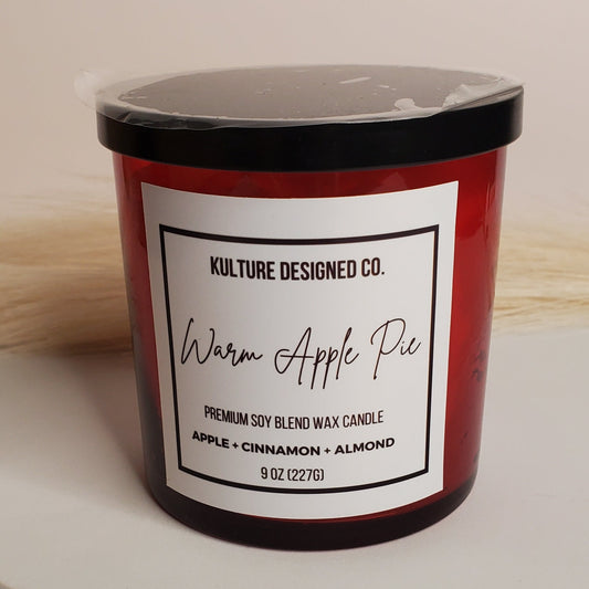 WARM APPLE PIE | 9 oz candle - Kulture Designed Co.