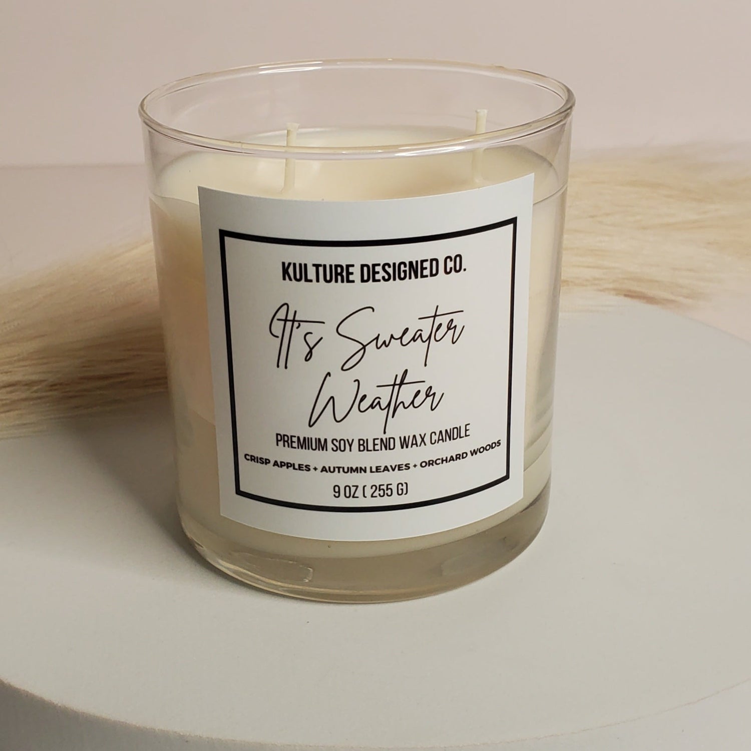 IT'S SWEATER WEATHER | 9 oz candle - Kulture Designed Co.