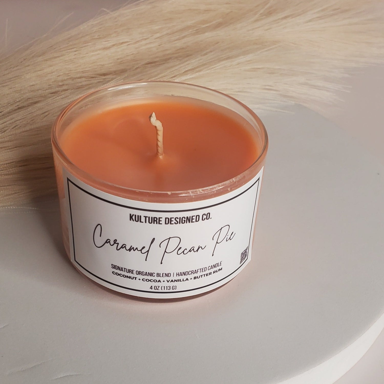 CARAMEL PECAN PIE | 4 OZ CANDLE - Kulture Designed Co.