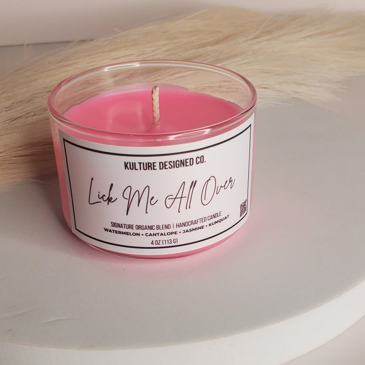 LICK ME ALL OVER | 4 OZ CANDLE