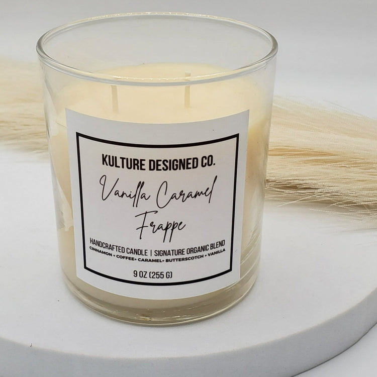 Vanilla Caramel Frappe | 9 oz candle