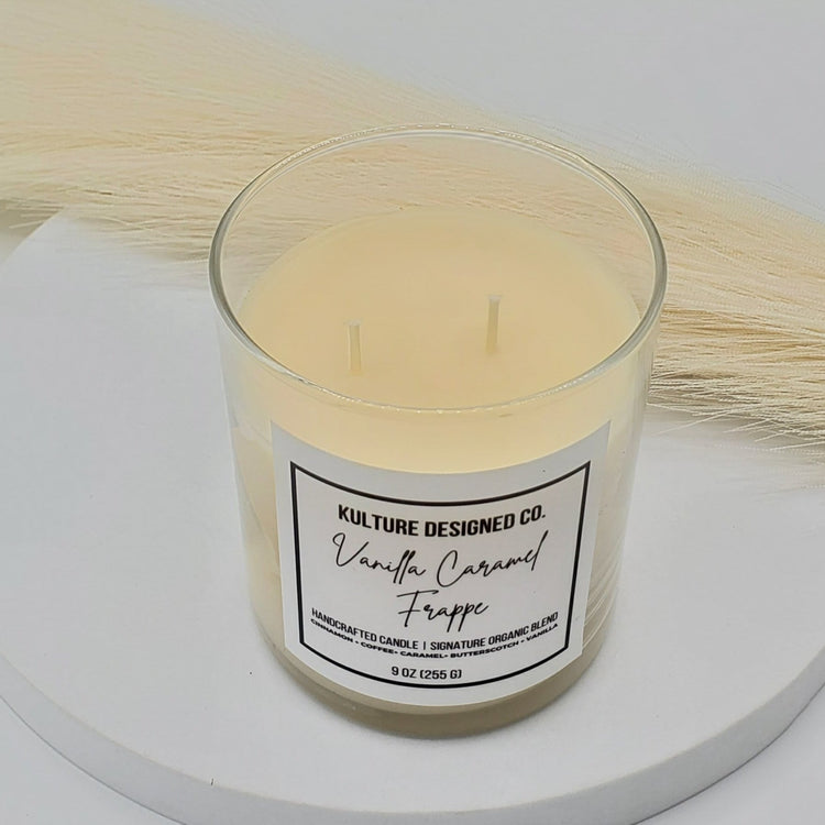 Vanilla Caramel Frappe | 9 oz candle