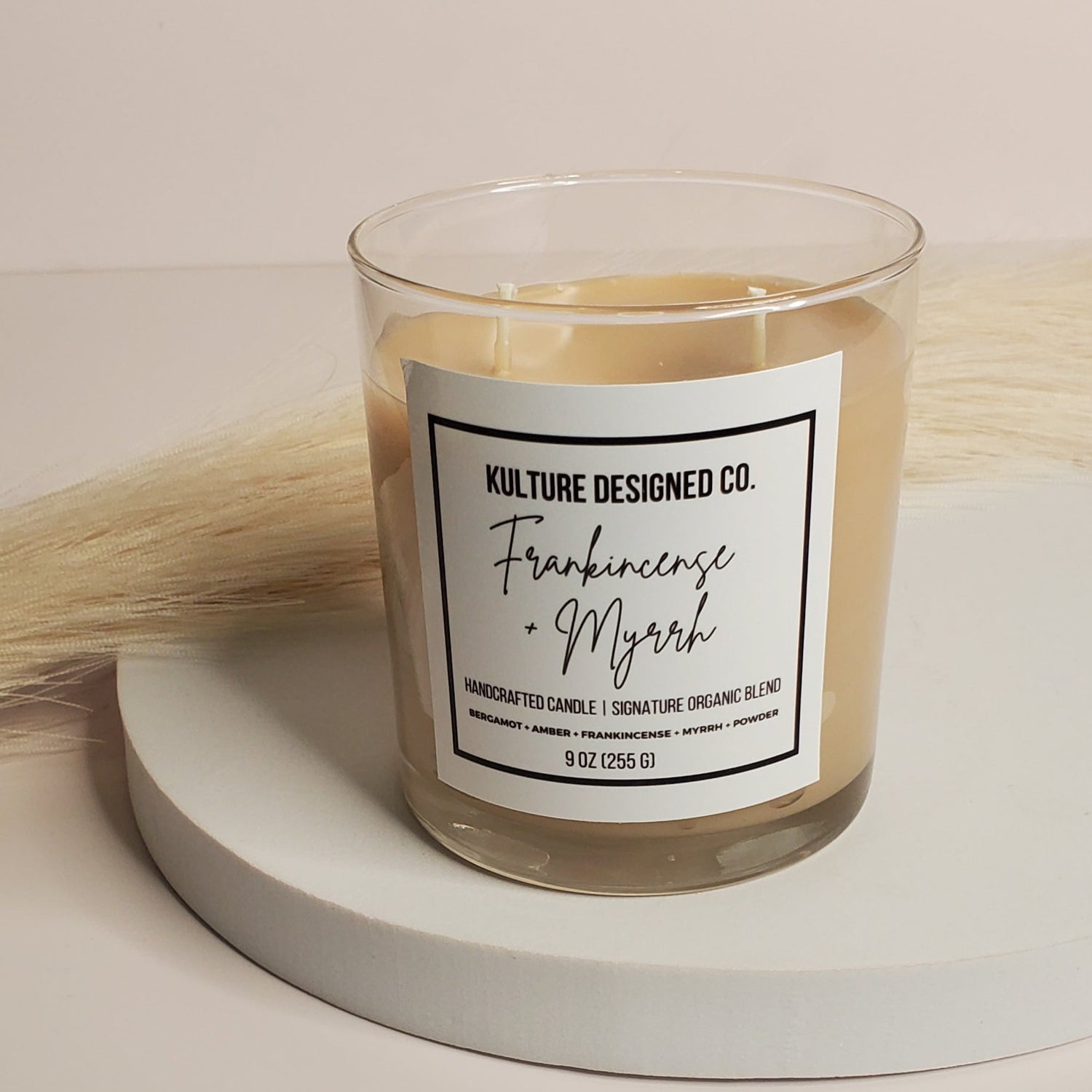 Frankincense+ Myrrh | 9 oz candle - Kulture Designed Co.