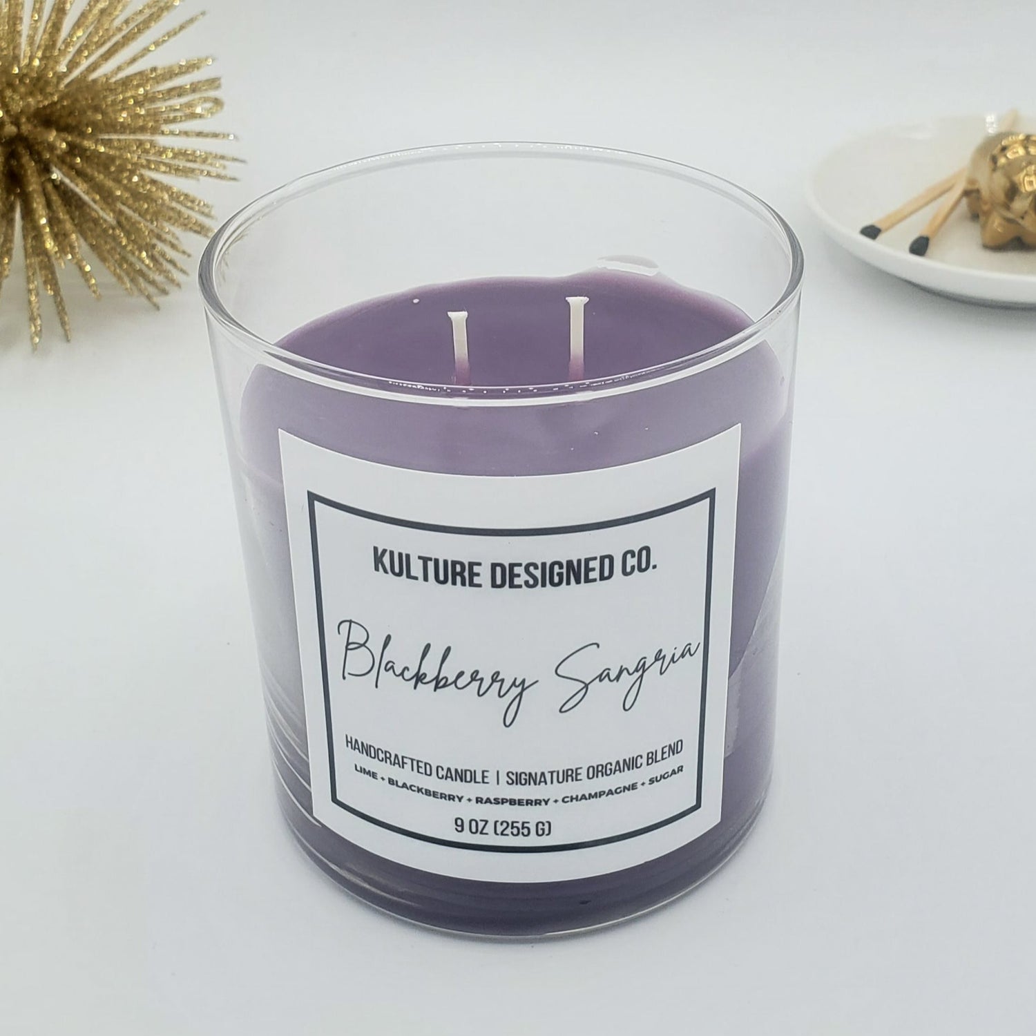 Blackberry Sangria | 9 oz candle - Kulture Designed Co.