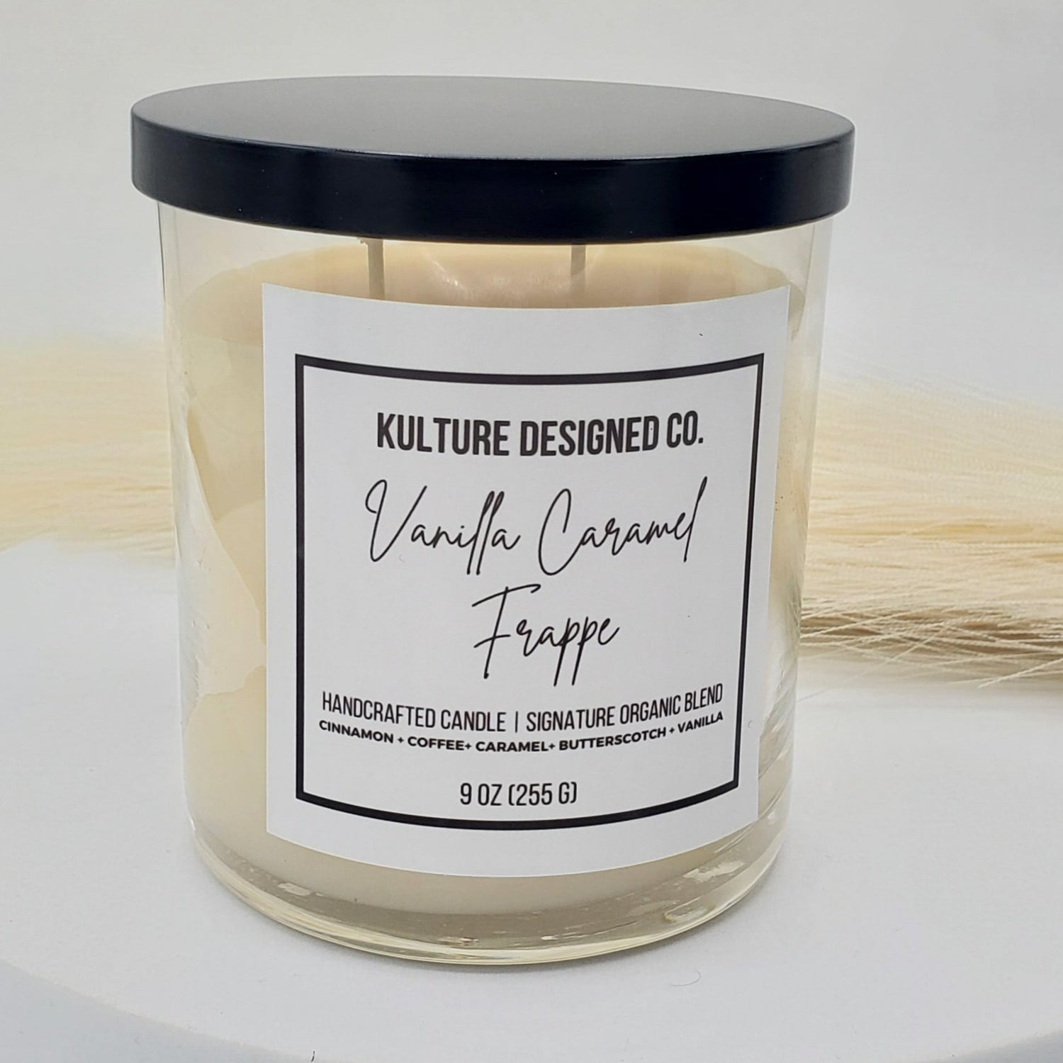 Vanilla Caramel Frappe | 9 oz candle - Kulture Designed Co.