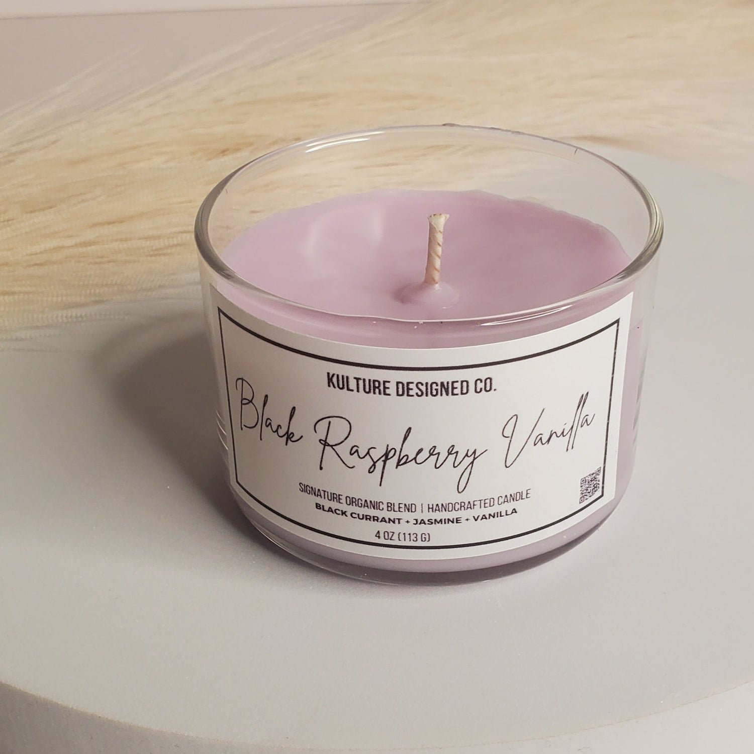 BLACK RASPBERRY VANILLA | 4 OZ CANDLE - Kulture Designed Co.