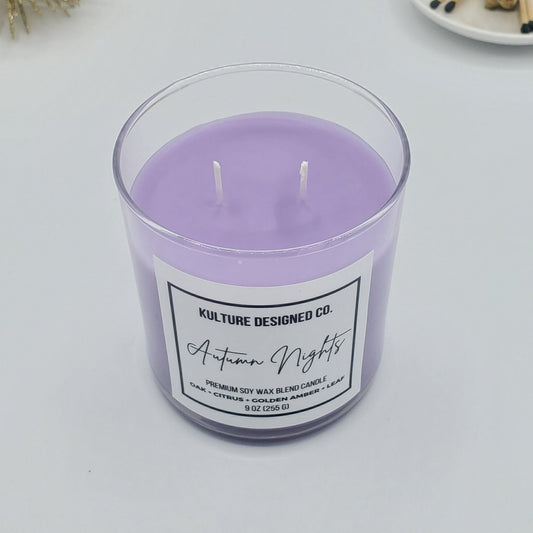 Autumn Nights | 9 oz candle - Kulture Designed Co.