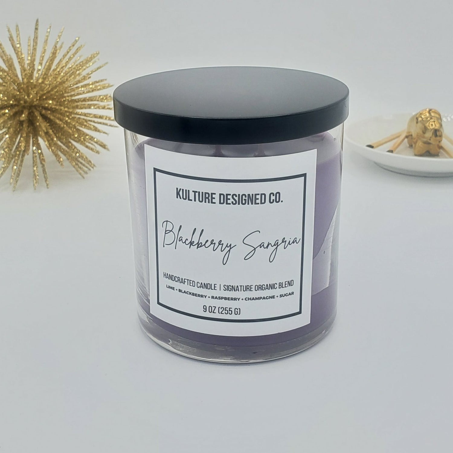 Blackberry Sangria | 9 oz candle - Kulture Designed Co.