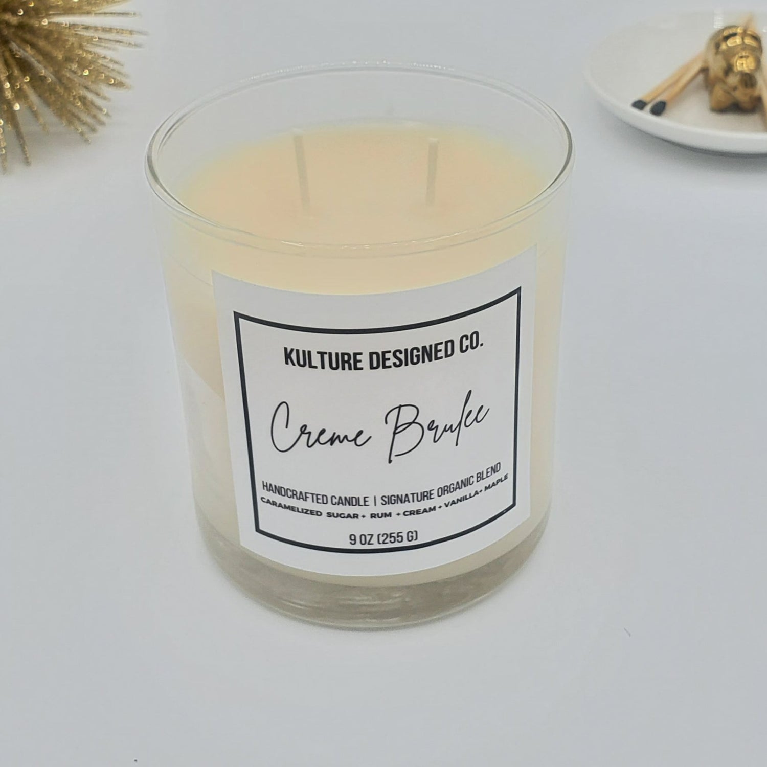 Creme Brulee | 9 oz candle - Kulture Designed Co.