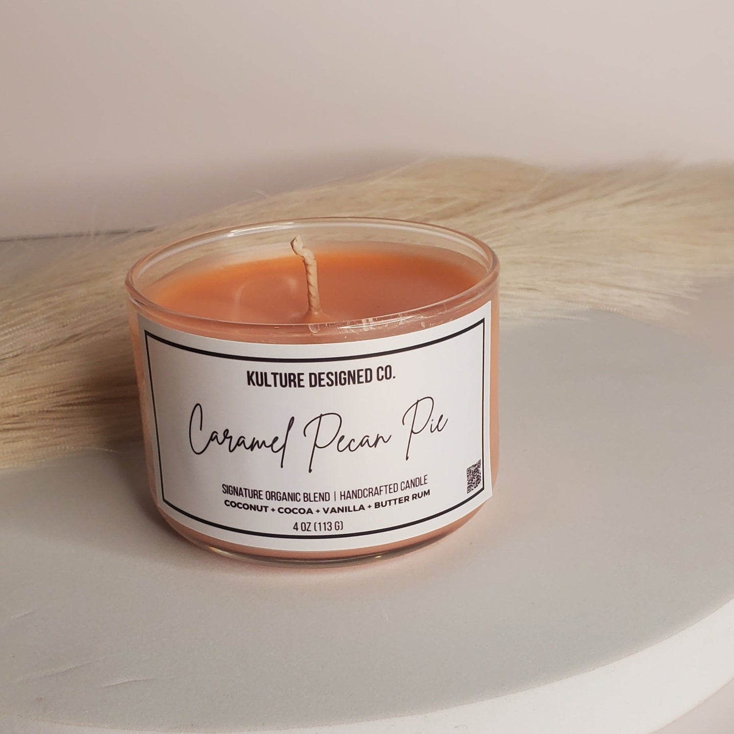 CARAMEL PECAN PIE | 4 OZ CANDLE - Kulture Designed Co.