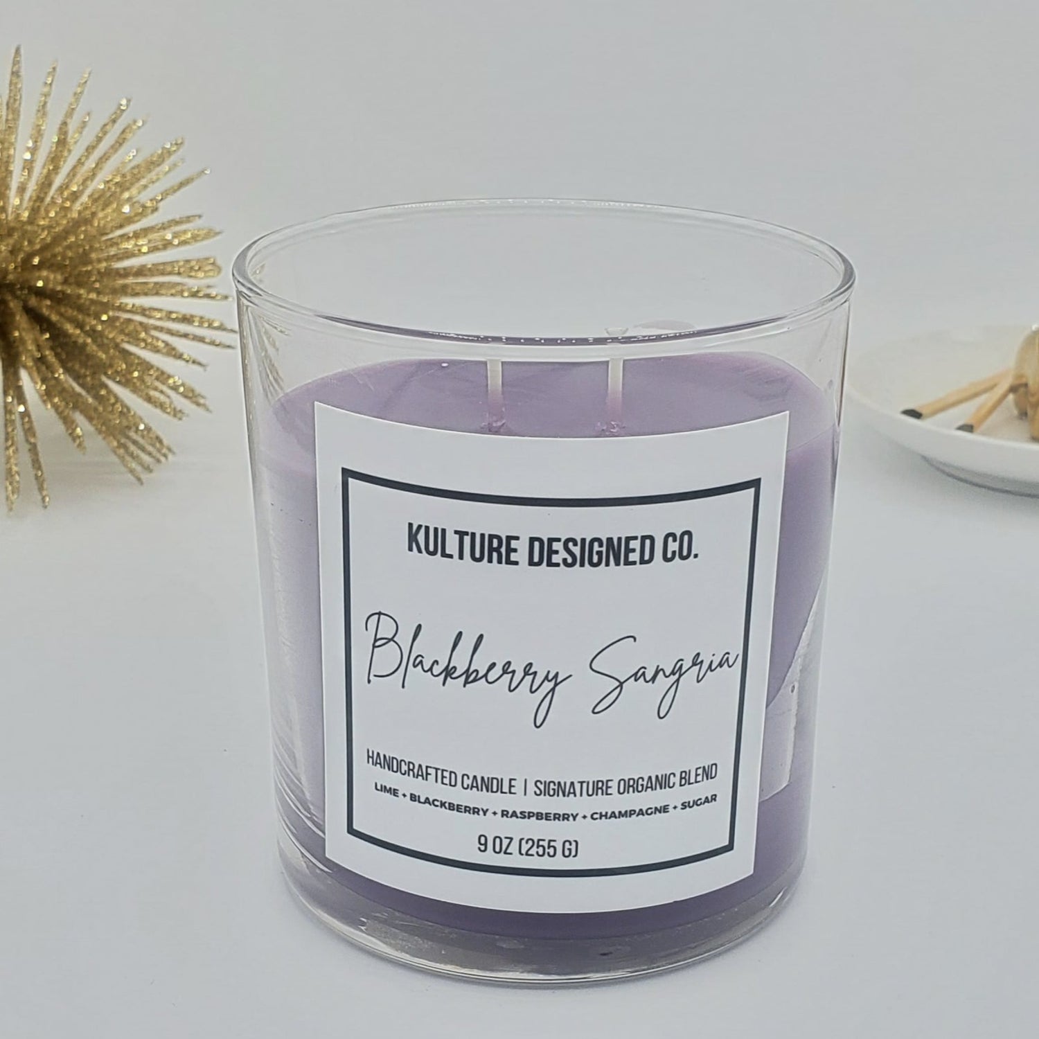 Blackberry Sangria | 9 oz candle - Kulture Designed Co.