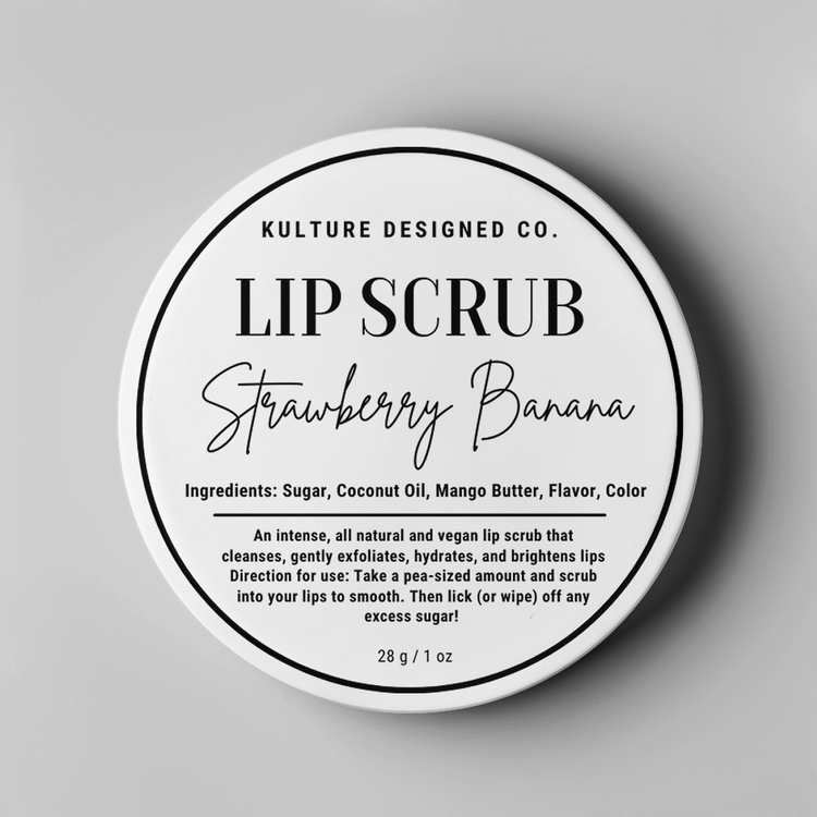 STRAWBERRY BANANA | LIP SCRUB