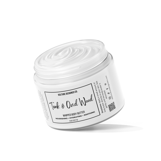 TEAK AND OUD WOOD WHIPPED BODY BUTTER - Kulture Designed Co.
