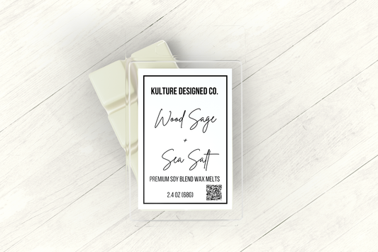 WOOD SAGE AND SEA SALT | WAX MELT