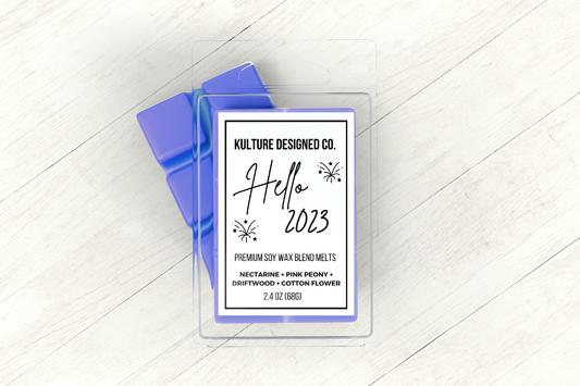 HELLO 2023 WAX MELT - Kulture Designed Co.