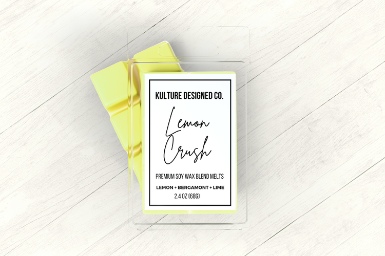 LEMON CRUSH WAX MELT - Kulture Designed Co.